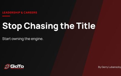 Stop Chasing the Title. Start Owning the Engine.
